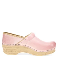 Dansko Work & Safety|Women's , Professional Clog Pink Milled Burnished