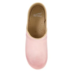 Dansko Work & Safety|Women's , Professional Clog Pink Milled Burnished
