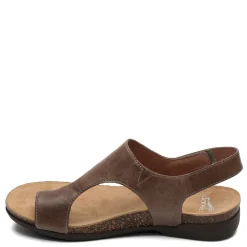 Dansko Sandals|Women's , Reece Thong Sandal Stone Waxy Burnished