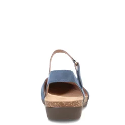 Dansko Sandals|Women's , Rowan Flat Navy