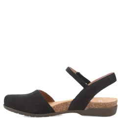 Dansko Sandals|Women's , Rowan Flat Black