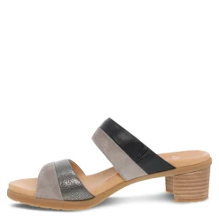 Dansko Sandals|Women's , Theresa Sandal Black Multi Leather