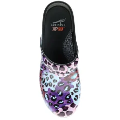 Dansko Clogs & Mules|Women's , XP 2.0 Clog Purple Leopard Patent