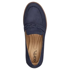 Earth Loafers|Women's , Edie Loafer Dark Blue