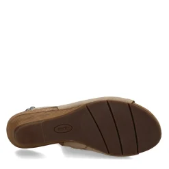 Earth Wedges|Women's , Hana 3 Sandal Light Sand