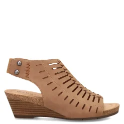Earth Wedges|Women's , Hana 3 Sandal Cognac