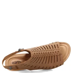Earth Wedges|Women's , Hana 3 Sandal Cognac