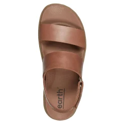 Earth Sandals|Women's , Leah Sandal Mid Brown