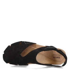 Earth Origins Sandals|Women's , Birdine Slip-On Black