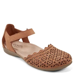 Earth Origins Flats|Women's , Bronnie Flat Cognac