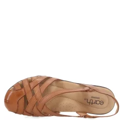 Earth Origins Sandals|Women's , Nellie Sandal Light Brown 01