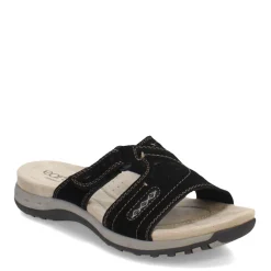 Earth Origins Sandals|Women's , Sizzle Sandal Black Suede