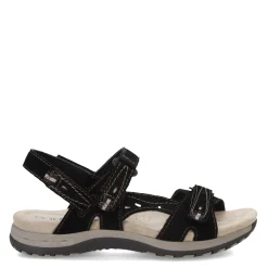 Earth Origins Sandals|Women's , Sophie Sandal Black Suede