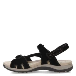 Earth Origins Sandals|Women's , Sophie Sandal Black Suede