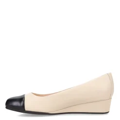 Easy Spirit Wedges|Women's , Gracey Wedge Pump Ivory