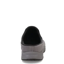 Easy Spirit Slip-On Shoes|Women's , Traveltime Classic Clog Dark Gray Suede