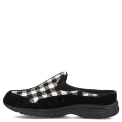 Easy Spirit Slip-On Shoes|Women's , Traveltime Classic Clog Black / White