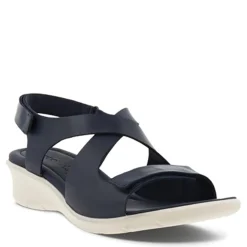 ECCO Sandals|Women's , Felicia Cross Sandal Blue