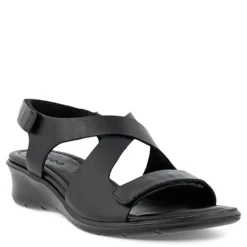 ECCO Sandals|Women's , Felicia Cross Sandal Black