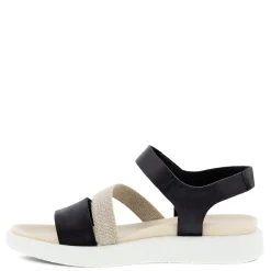 ECCO Sandals|Women's , Flowt 2 Band Sandal Black