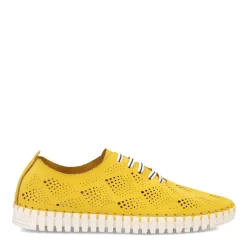 Eric Michael Slip-On Shoes|Women's , Annie Sneaker Yellow