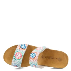 Eric Michael Sandals|Women's , Liat Sandal White Multi