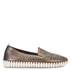 Eric Michael Slip-On Shoes|Women's , Maria Slip-On Pewter