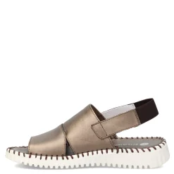 Eric Michael Sandals|Women's , Sola Sandal Pewter