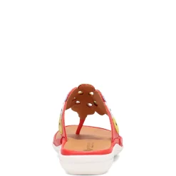 Eric Michael Sandals|Women's , Sun Sandal Red
