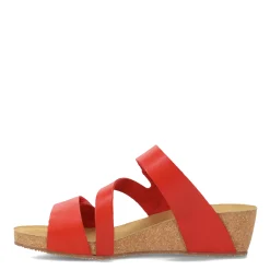 Eric Michael Wedges|Women's , West Sandal Red