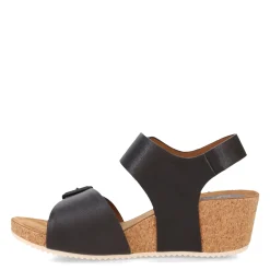 Eurosoft by Sofft Wedges|Women's , Emylee Sandal Black