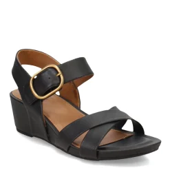 Eurosoft by Sofft Wedges|Women's , Rowe Sandal Black