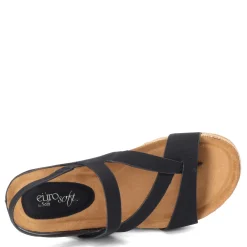 Eurosoft by Sofft Sandals|Women's Eurosoft, Gianetta Sandal Black