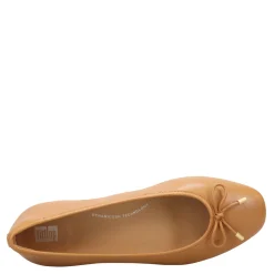 FitFlop Flats|Women's , Delicato Ballet Flat Classic Beige