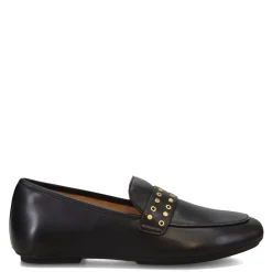 FitFlop Loafers|Women's , Delicato Stud-and-Eyelet Loafer Black