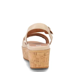 FitFlop Sandals|Women's , Eloise Cork Wrap Strap Sandal Beige