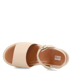 FitFlop Sandals|Women's , Eloise Cork Wrap Strap Sandal Beige