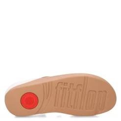 FitFlop Wedges|Women's , Fino Mirror Dome Toe-Post Sandal Urban White