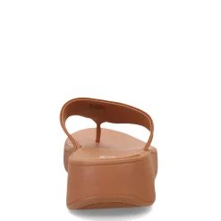 FitFlop Sandals|Women's , F-Mode Flatform Toe-Post Sandal Light Tan