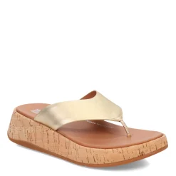 FitFlop Sandals|Women's , F-Mode Flatform Toe Post Sandal Platinum
