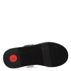 FitFlop Sandals|Women's , F-Mode Woven Flatform Toe Post Sandal Black