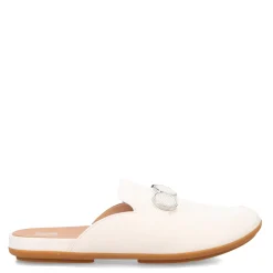 FitFlop Clogs & Mules|Women's , Gracie Beaded Circle Mule Urban White