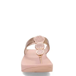 FitFlop Sandals|Women's , HALO Bead-Circle Toe-Post Sandal Rose Gold