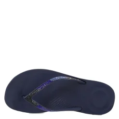 FitFlop Sandals|Women's , iQushion Flip-Flop Midnight Navy
