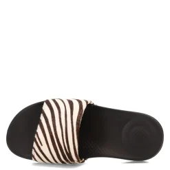 FitFlop Sandals|Women's , iQushion Slide Sandal Zebra
