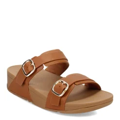 FitFlop Sandals|Women's , Lulu Adjustable Buckle Slide Sandal Light Tan