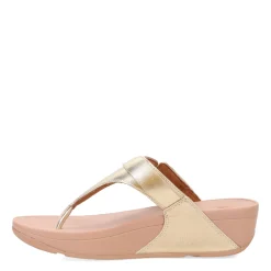 FitFlop Sandals|Women's , Lulu Adjustable Thong Sandal Platinum