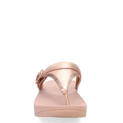 FitFlop Sandals|Women's , Lulu Adjustable Thong Sandal Rose Gold