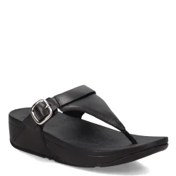 FitFlop Sandals|Women's , Lulu Adjustable Thong Sandal Black