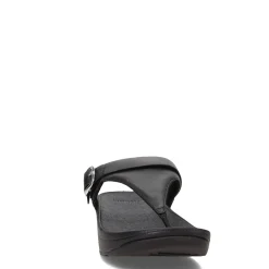 FitFlop Sandals|Women's , Lulu Adjustable Thong Sandal Black
